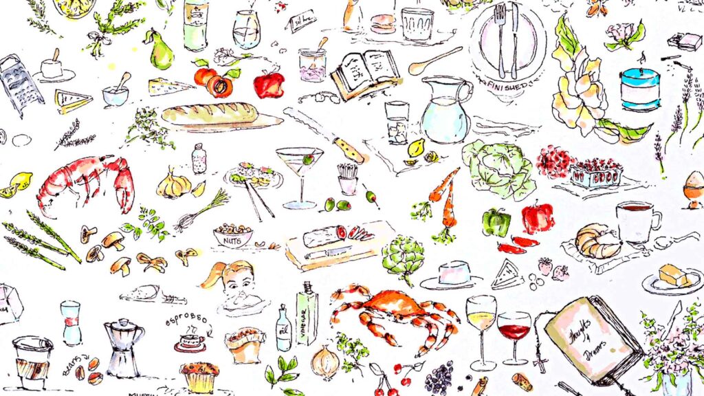 Connie Cermak Substack versus Blogging in the Era of AI with Connie's sketch